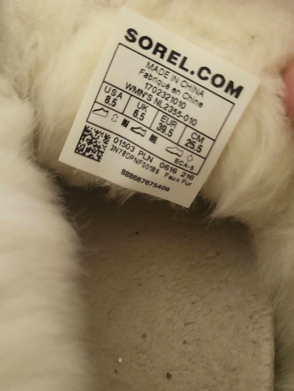 Sorel x Anthropologie Out 'N About Moccasin Slipper size 8.5 - Picture 7 of 8